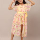 Korean Style Springtime Delight Floral Dress