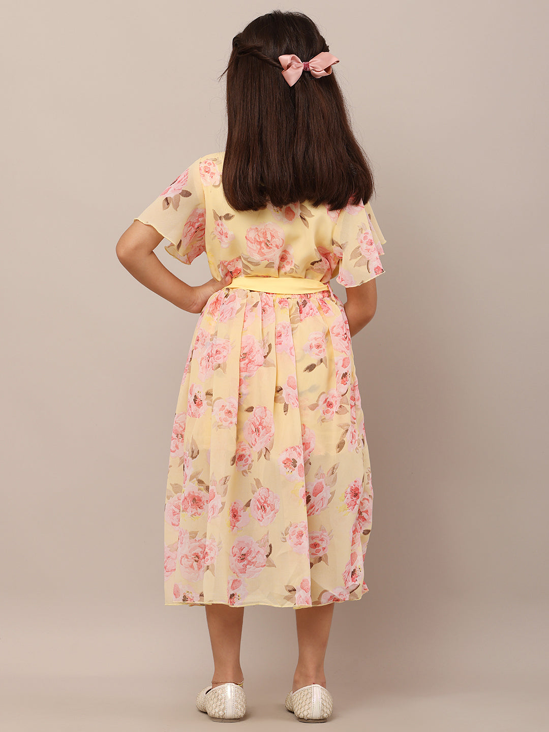 Korean Style Springtime Delight Floral Dress