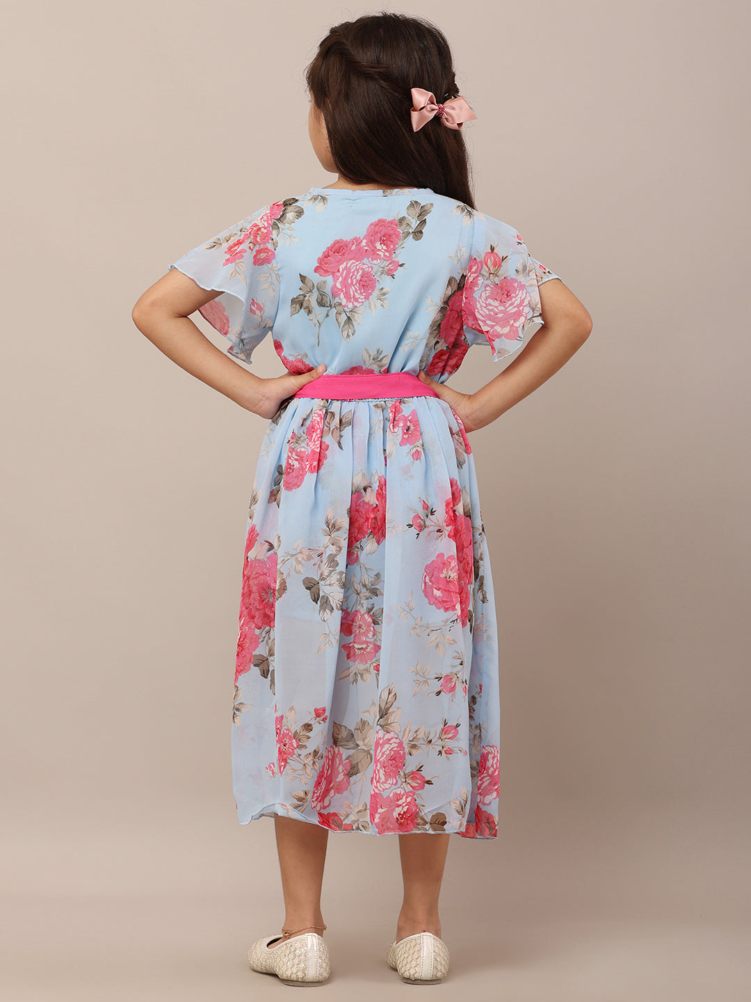 Korean Style Springtime Delight Floral Dress