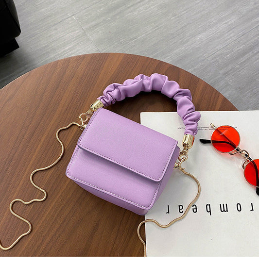 beautiful design and colour handbags kids handbags and purple colour