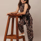 Little Wildcat: Tiger Print Jumpsuit