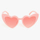 Heart sunglasses pink colour and pink lans colour kids goggles 