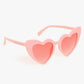 Heart sunglasses pink colour and pink lans colour kids goggles