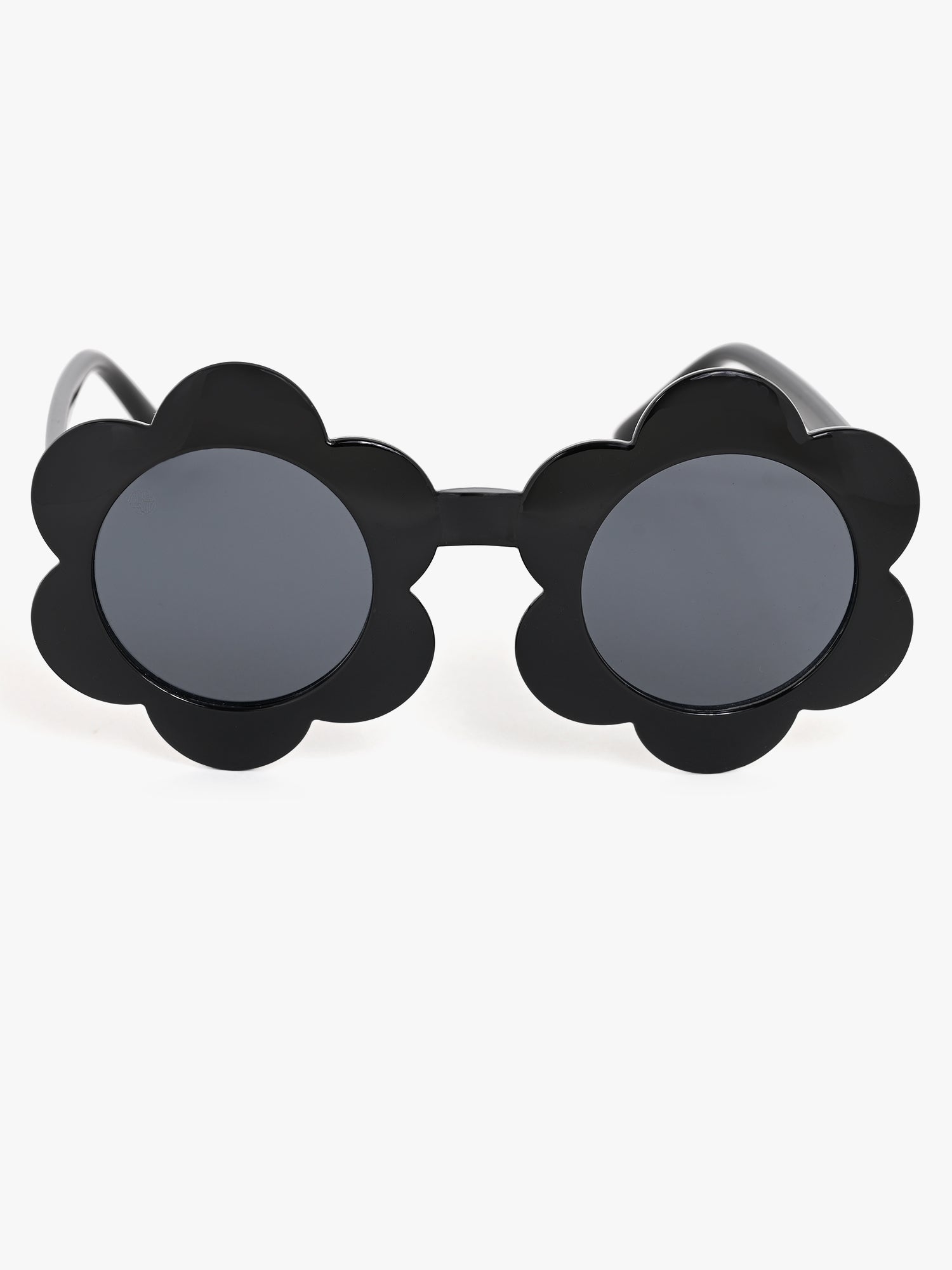 round flower frame goggles black colour sunglasses and beautiful design 