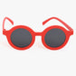 Red colour sunglasses black lans and round sunglasses beautiful design