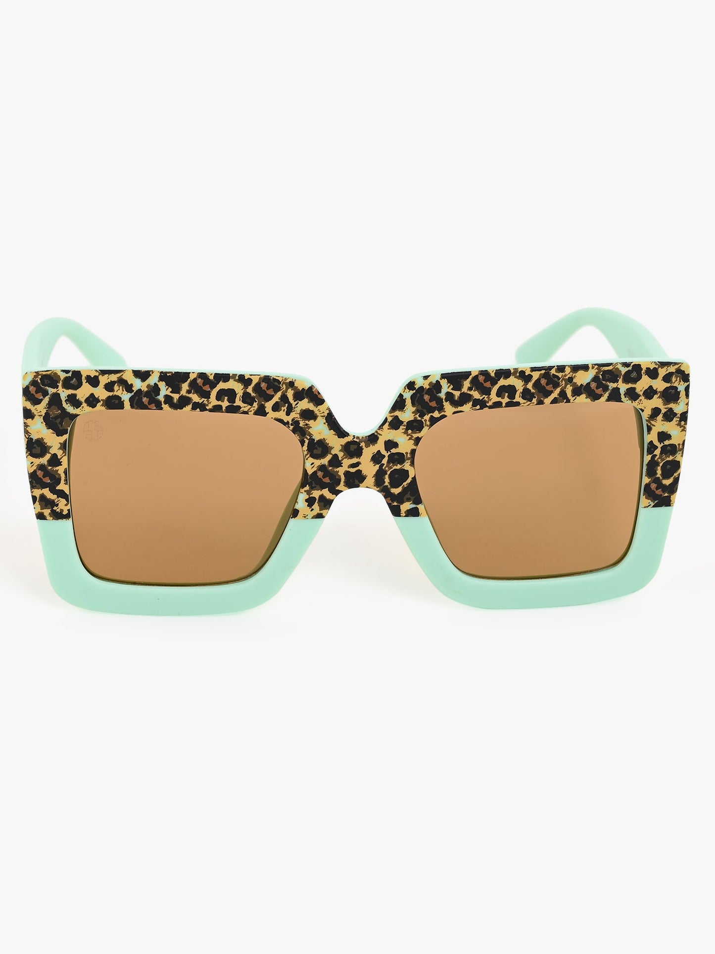 green Wayfarer sunglasses look kids sunglasses cute goggles tiger print