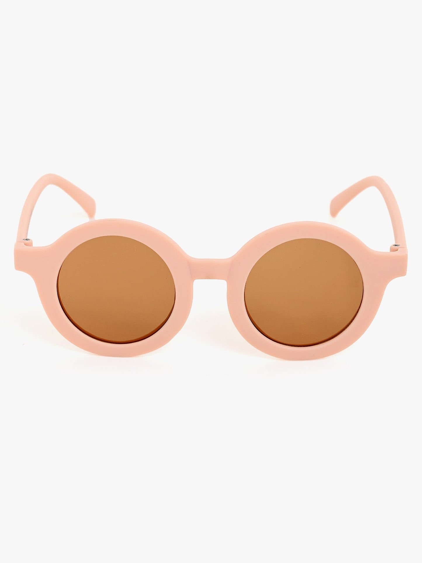 Pink colour sunglasses brown lans and round sunglasses beautiful design