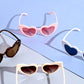 branded sunglasses all colour heart goggles 