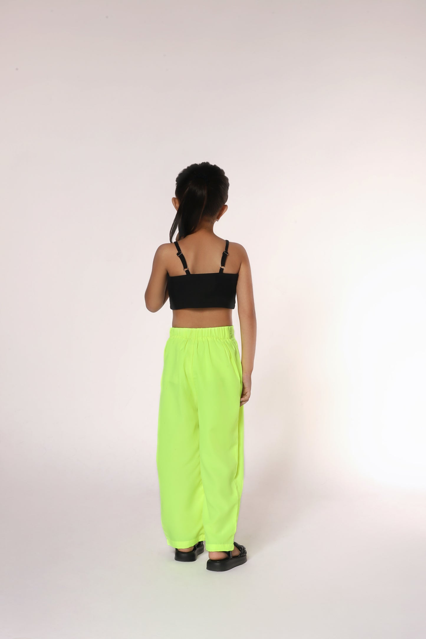 black top neon pants colours back 